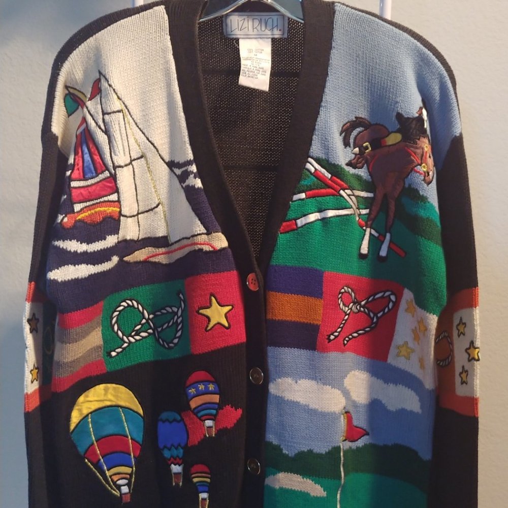 Lizy Ruch all Sports oversized Cardigan sizeM